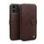 iPhone 12 / 12 Pro QIALINO Business Magnetic Horizontal Flip Leather Case with Card Slots & Wallet - Dark Brown