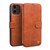 iPhone 12 mini QIALINO Business Magnetic Horizontal Flip Leather Case with Card Slots & Wallet  - Light Brown