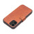 iPhone 12 mini QIALINO Business Magnetic Horizontal Flip Leather Case with Card Slots & Wallet  - Light Brown