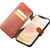 iPhone 12 mini QIALINO Business Magnetic Horizontal Flip Leather Case with Card Slots & Wallet  - Light Brown