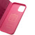 iPhone 12 mini QIALINO Crocodile Texture Horizontal Flip Leather Case with Card Slots & Wallet  - Rose Red
