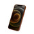 iPhone 12 mini QIALINO Nappa Leather Shockproof Magsafe Case  - Brown