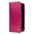iPhone 12 Pro Max QIALINO Crocodile Texture Horizontal Flip Leather Case with Card Slots & Wallet - Rose Red