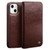 iPhone 13 mini QIALINO Horizontal Flip Leather Case with Holder & Card Slots & Wallet  - Brown