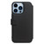 iPhone 13 Pro QIALINO Magnetic Buckle Phone Leather Case with Card Slot  - Black