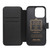 iPhone 13 Pro QIALINO Magnetic Buckle Phone Leather Case with Card Slot  - Black