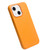 iPhone 13 QIALINO Nappa Cowhide MagSafe Magnetic Protective Case - Orange