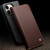iPhone 14 Pro QIALINO Business Horizontal Flip PU Phone Case - Black