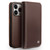 iPhone 14 Pro QIALINO Business Horizontal Flip PU Phone Case - Brown