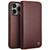 iPhone 15 Pro QIALINO Classic Gen2 Genuine Leather Phone Case - Brown