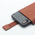 iPhone X / XS QIALINO Nappa Texture Top-grain Leather Horizontal Flip Wallet Case with Card Slots - Brown