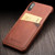 iPhone X / XS QIALINO Shockproof Cowhide Leather Protective Case with Card Slot - Light Brown