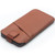 iPhone XR QIALINO Nappa Texture Top-grain Leather Liner Bag with Card Slots - Brown