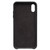 iPhone XS Max QIALINO Shockproof Weave Cowhide Leather Protective Case - Black