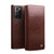 Samsung Galaxy Note20 QIALINO Genuine Leather Phone Case - Brown