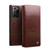 Samsung Galaxy Note20 Ultra QIALINO Genuine Leather Phone Case - Brown