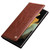 Samsung Galaxy S22 Ultra 5G QIALINO Genuine Leather Phone Case - Brown