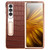 Samsung Galaxy Z Fold3 5G/W22 5G QIALINO 2 in 1 Crocodile Pattern Genuine Leather + PC Phone Case - Brown