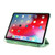 iPad Pro 12.9 2022 / 2021 Multi-folding Horizontal Flip PU Leather + Shockproof Airbag TPU Tablet Case with Holder & Pen Slot & Wake-up / Sleep Function - Green