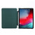 iPad Pro 12.9 2022 / 2021 Multi-folding Horizontal Flip PU Leather + Shockproof Airbag TPU Tablet Case with Holder & Pen Slot & Wake-up / Sleep Function - Deep Green