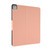 iPad Pro 12.9 2022 / 2021 Electric Pressed Texture Horizontal Flip Leather Tablet Case with Holder & Pen Slot - Pink