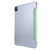iPad Pro 12.9 2022 / 2021 Silk Texture Three-fold Horizontal Flip Leather Tablet Case with Holder & Pen Slot - Green