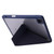 iPad Pro 12.9 2022 / 2021 / 2020 / 2018 Deformation Transparent Acrylic Leather Tablet Case - Dark Blue