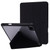 iPad Pro 12.9 2022 / 2021 / 2020 / 2018 Deformation Transparent Acrylic Leather Tablet Case - Black