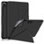 iPad Pro 12.9 2022 / 2021 Multi-folding Horizontal Flip PU Leather Shockproof Tablet Case with Holder & Sleep / Wake-up Function - Black