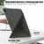 iPad Pro 12.9 2022 / 2021 Multi-folding Horizontal Flip PU Leather Shockproof Tablet Case with Holder & Sleep / Wake-up Function - Grey