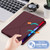 iPad Pro 12.9 2022 / 2021 Multi-folding Horizontal Flip PU Leather Shockproof Tablet Case with Holder & Sleep / Wake-up Function - Wine