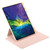 iPad Pro 12.9 2022 / 2021 / 2020 / 2018 3-Fold 360 Rotation Acrylic Leather Smart Tablet Case - Pink