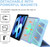 Trifold Magnetic Rotating Smart Case iPad Pro 11 2018 / 2020 / 2021 - Sky Blue