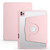 Acrylic 360 Degree Rotation Holder Tablet Leather Case iPad Pro 12.9 2022 / 2021 / 2020 / 2018 - Sand Pink