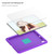 iPad Pro 12.9 inch 2022 / 2021 / 2020 / 2018 EVA + PC Shockproof Tablet Case without Waterproof Frame - Purple