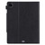 iPad Pro 12.9 2022 / 2021 / 2020 / 2018 Solid Color Horizontal Flip Leather Tablet Case with Holder & Card Slot & Photo Frame & Wallet - Black