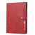 iPad Pro 12.9 2022 / 2021 / 2020 Calf Texture Double Fold Clasp Horizontal Flip Leather Tablet Case with Photo Frame & Holder & Card Slots & Wallet - Red