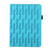 iPad Pro 12.9 2022 / 2021 Lucky Bamboo Pattern Leather Tablet Case - Blue