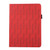 iPad Pro 12.9 2022 / 2021 Lucky Bamboo Pattern Leather Tablet Case - Red