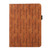 iPad Pro 12.9 2022 / 2021 Lucky Bamboo Pattern Leather Tablet Case - Brown