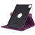 iPad Pro 12.9 2022 / 2021 / 2020 Litchi Texture Horizontal Flip 360 Degrees Rotation Leather Tablet Case with Holder - Purple