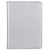 iPad Pro 12.9 2022 / 2021 / 2020 Litchi Texture Horizontal Flip 360 Degrees Rotation Leather Tablet Case with Holder - Silver