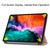 iPad Pro 12.9 2022 / 2021 Custer Texture Horizontal Flip PU Leather Tablet Case with Three-folding Holder & Sleep / Wake-up Function - Rose Gold