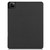 iPad Pro 12.9 2022 / 2021 Horizontal Flip Honeycomb TPU + PU Leather Tablet Case with Three-folding Holder & Sleep / Wake-up Function & Pen Slot - Black