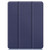 iPad Pro 12.9 2022 / 2021 Horizontal Flip Honeycomb TPU + PU Leather Tablet Case with Three-folding Holder & Sleep / Wake-up Function & Pen Slot - Dark Blue
