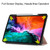 iPad Pro 12.9 2022 / 2021 Horizontal Flip Honeycomb TPU + PU Leather Tablet Case with Three-folding Holder & Sleep / Wake-up Function & Pen Slot - Rose Gold