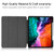 iPad Pro 12.9 2022 / 2021 Colored Drawing Horizontal Flip TPU + PU Leather Tablet Case with Three-folding Holder & Sleep / Wake-up Function & Pen Slot - Milky Way