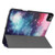 iPad Pro 12.9 2022 / 2021 Colored Drawing Horizontal Flip TPU + PU Leather Tablet Case with Three-folding Holder & Sleep / Wake-up Function & Pen Slot - Milky Way