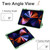 iPad Pro 12.9 2022 / 2021 / 2020 / 2018 Acrylic 3-folding Smart Leather Tablet Case - Green