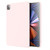 iPad Pro 12.9 inch Mutural Silicone Microfiber Tablet Case - Pink